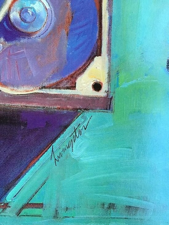 Seagate Technology Poster 1990 Fine Art of Disc Drives Vintage Tech Graphic - Picture 5 of 15